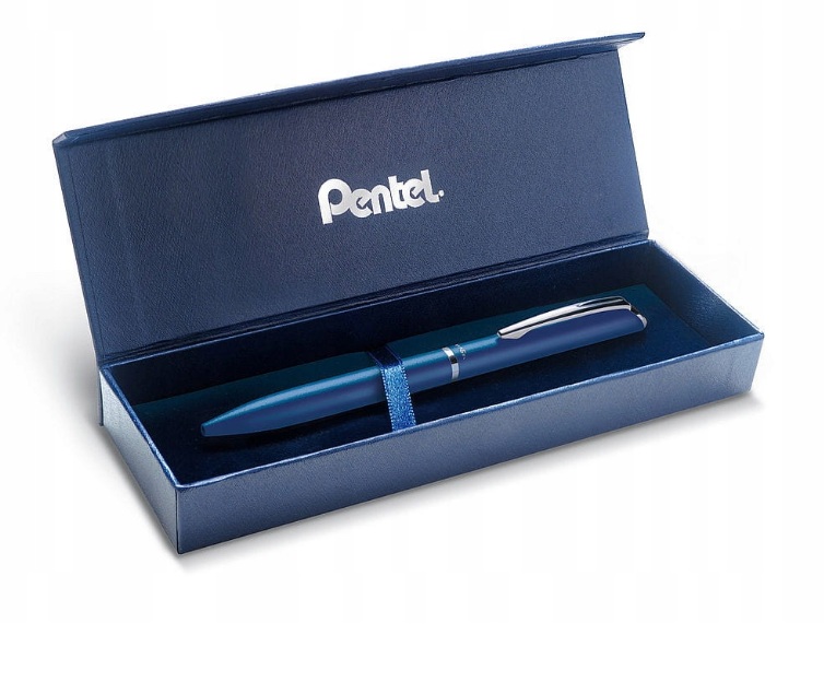 

Ручка-роллер Pentel EnerGel BL2007, синий корпус, в подарочном футляре (JS3391)