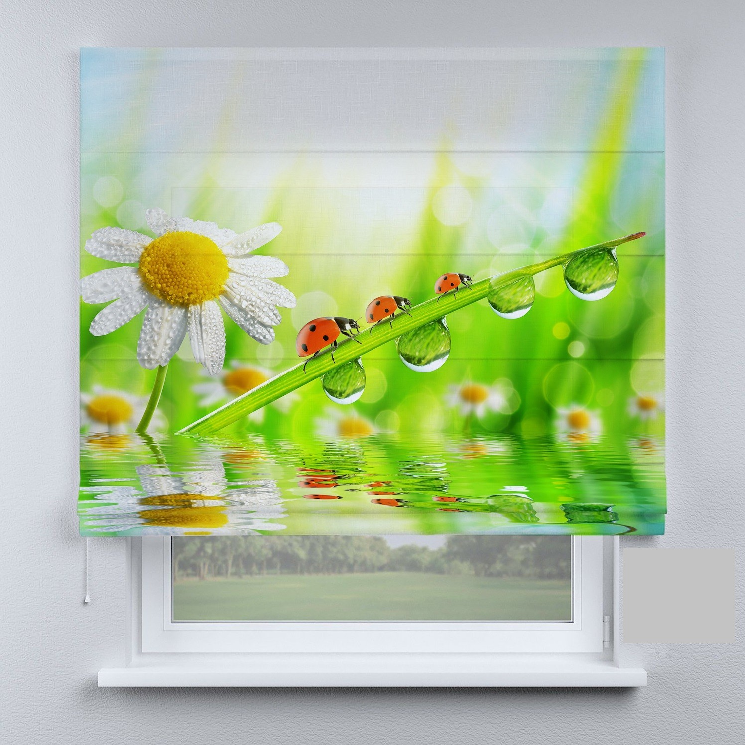 

Римские шторы DECOLIV ромашка 40*170 см