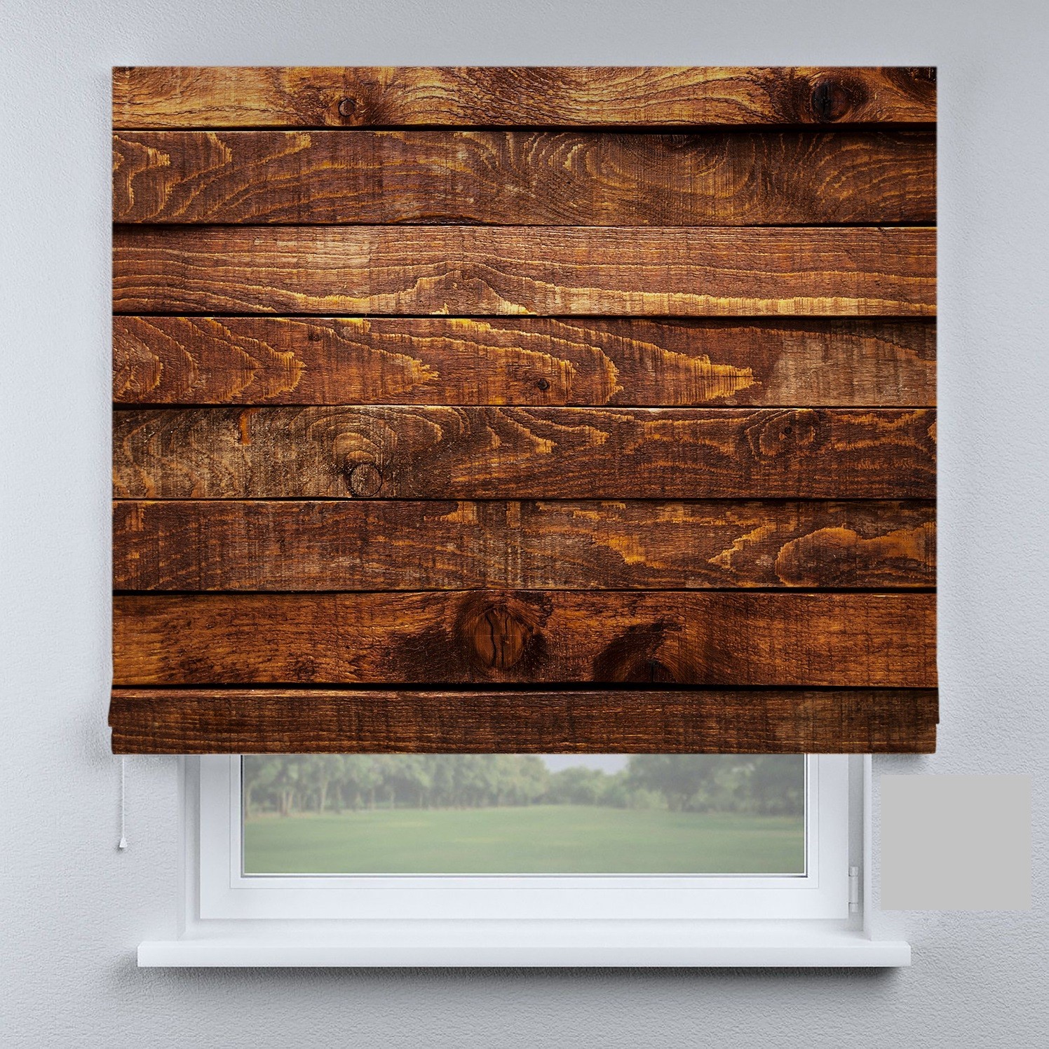 

Римские шторы DECOLIV доска коричневая 210*170 см