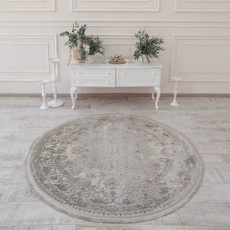

Ковер T-Collection 980 Grey Круглый 200х200 см