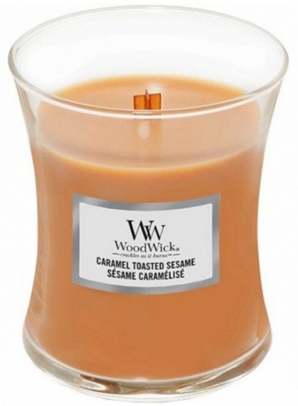 

Ароматична свіча WoodWick Medium Caramel Toasted Sesame 275 г