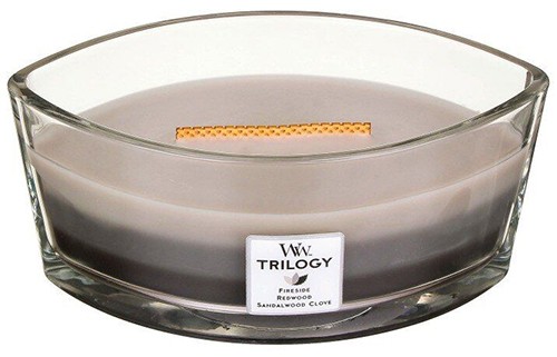 

Ароматична свіча WoodWick Ellipse Trilogy Warm Woods 453 г