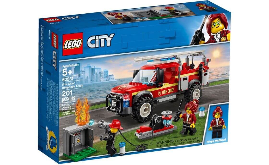 

Конструктор LEGO «Грузовик начальника пожарной охраны» 201 деталей (60231)