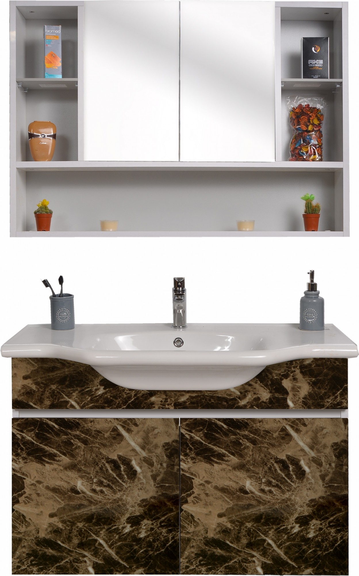 

Комплект мебели ANKA Plus, KAYRA 100 EMPERADOR BROWN 07100B651