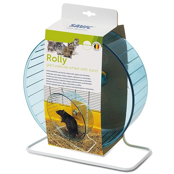 Тренажер колесо для хомяков и крыс Savic Rolly Giant+Stand 27,5 см ...