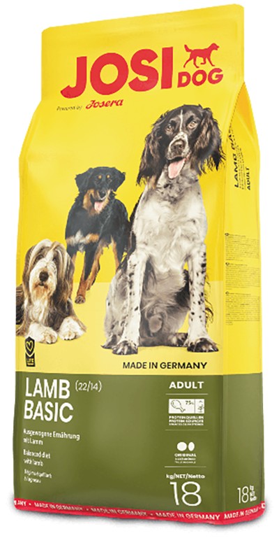 

Сухой корм для взрослых собак JosiDog Lamb Basic Adult с мясом ягненка 18 кг (4032254745679)