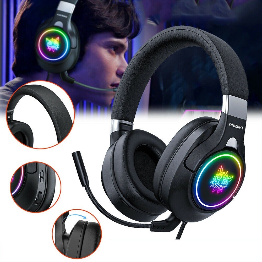 

Игровые наушники Onikuma Professional Headset K15 c микрофоном для Android/ПК/PS4/Xbox