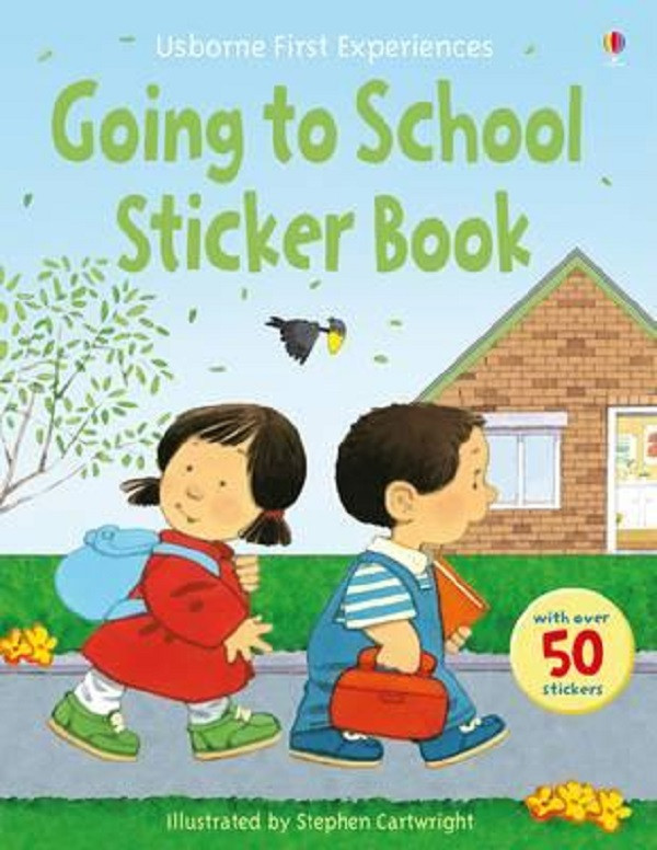 

Usborne First Experiences Going to School Sticker Book