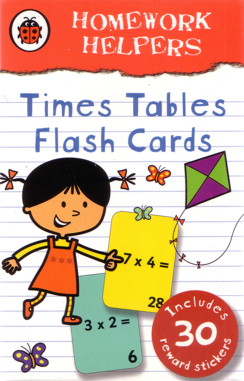 

Early Learning Times Tables Flashcards: Homework Helpers