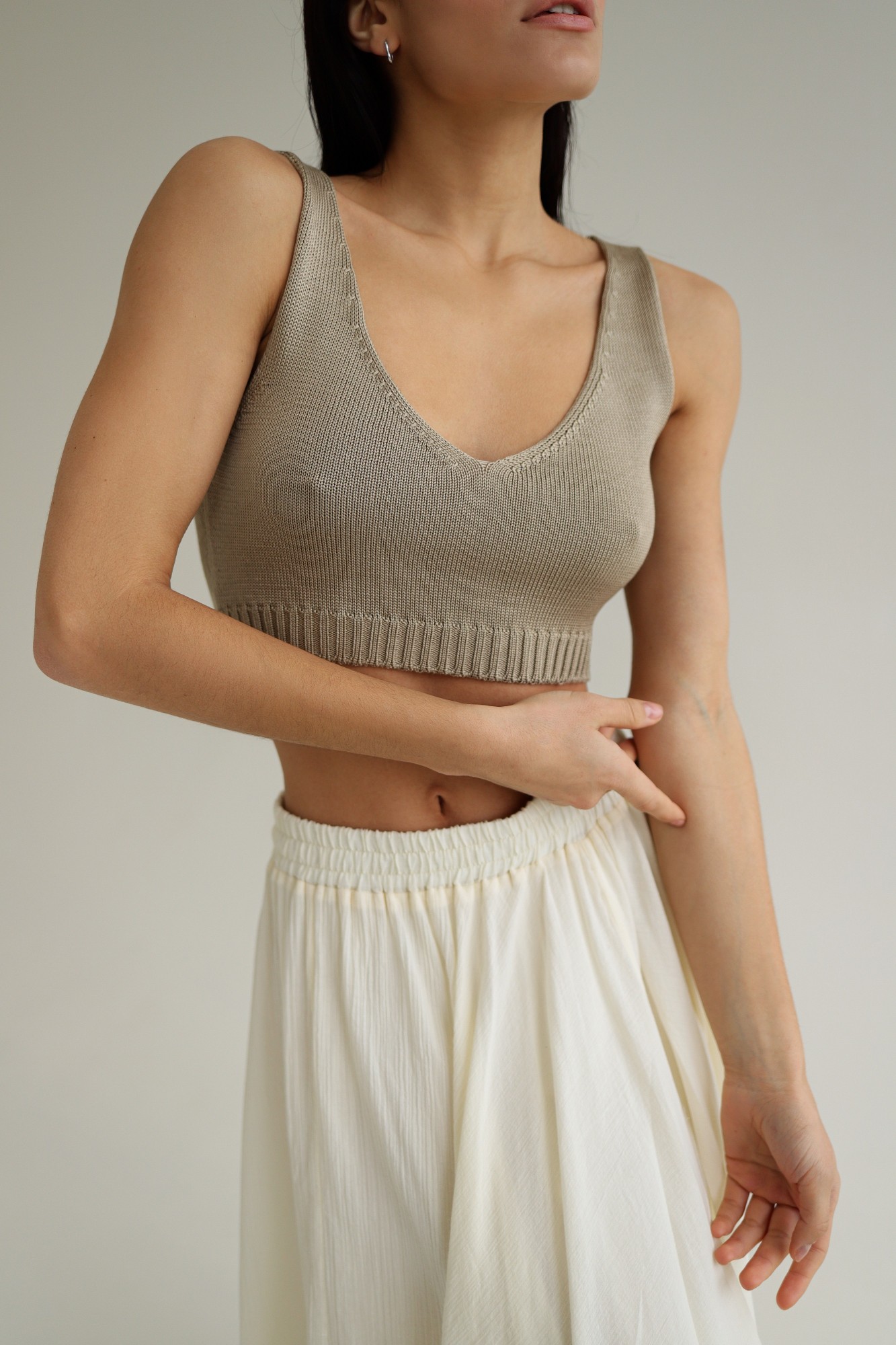 

Кроп-топ NiSO One size Хаки