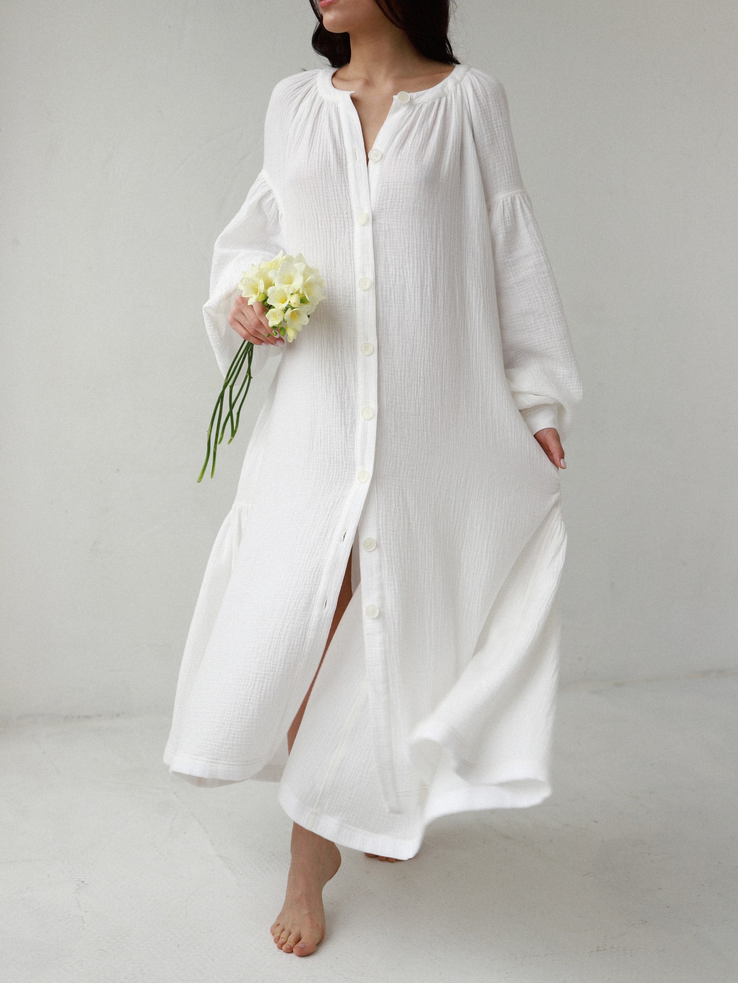 

Платье NiSO Alenka Long One Size Белое