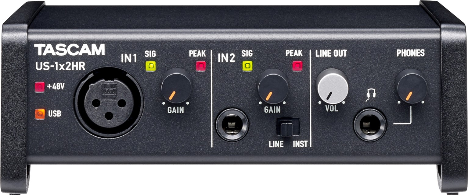 

Аудиоинтерфейс Tascam US-1x2HR