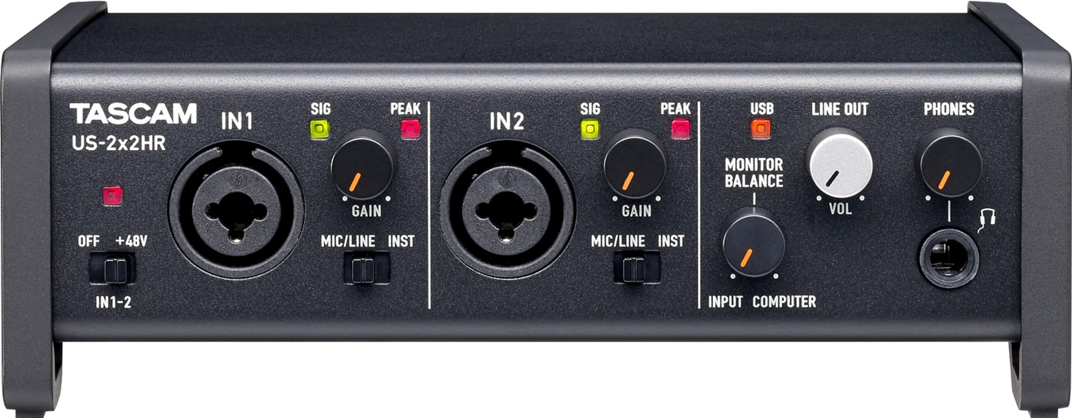 

Аудиоинтерфейс Tascam US-2x2HR