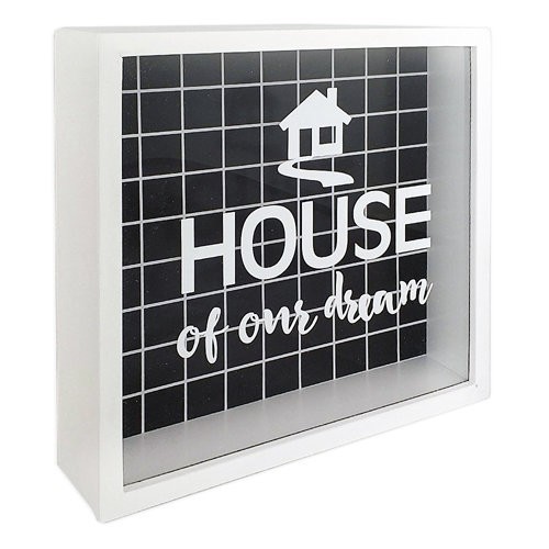 

Деревянная копилка для денег House of our dream