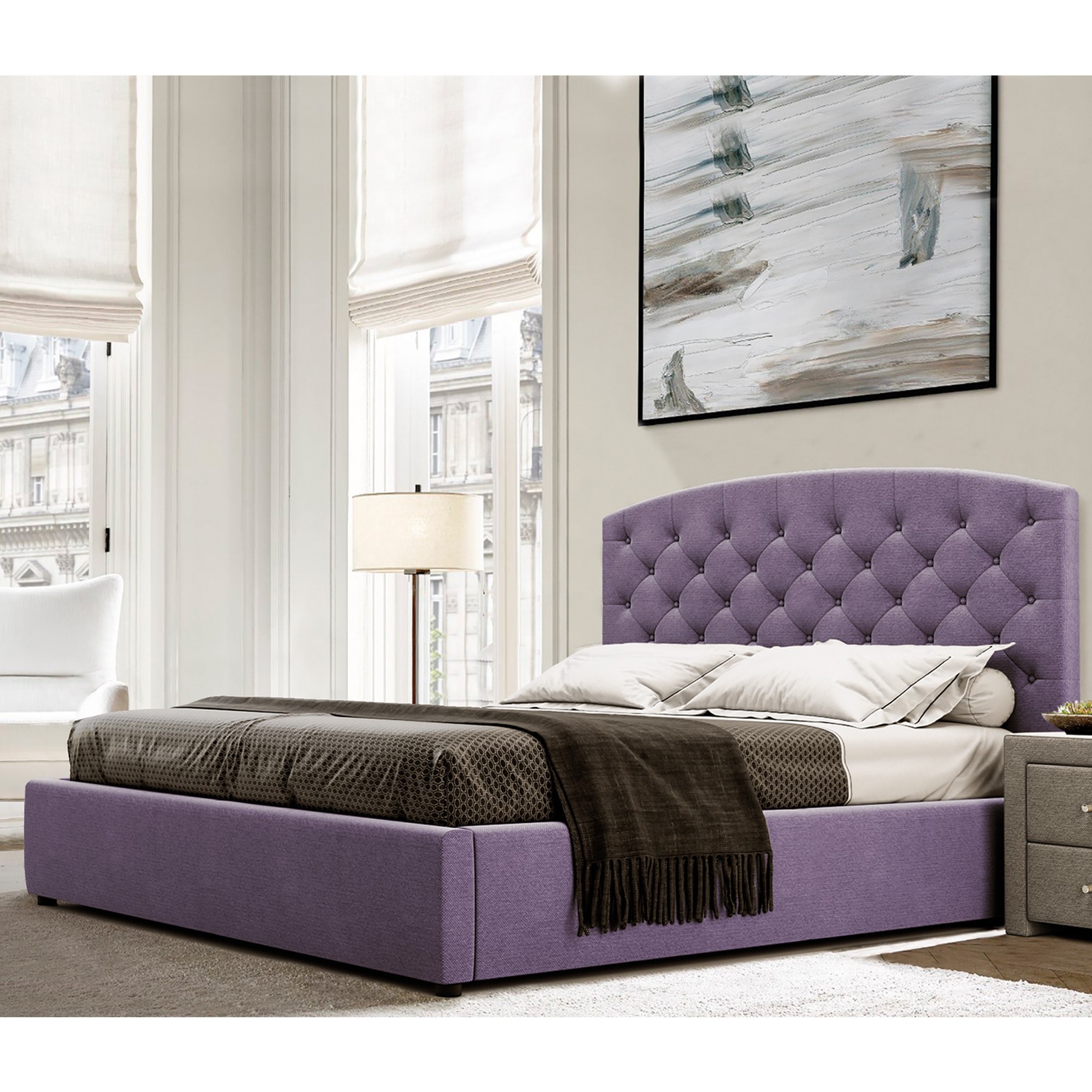 

Кровать Манхэтен-2 (Green Sofa) Фиолетовая 140х200 см 381153_27