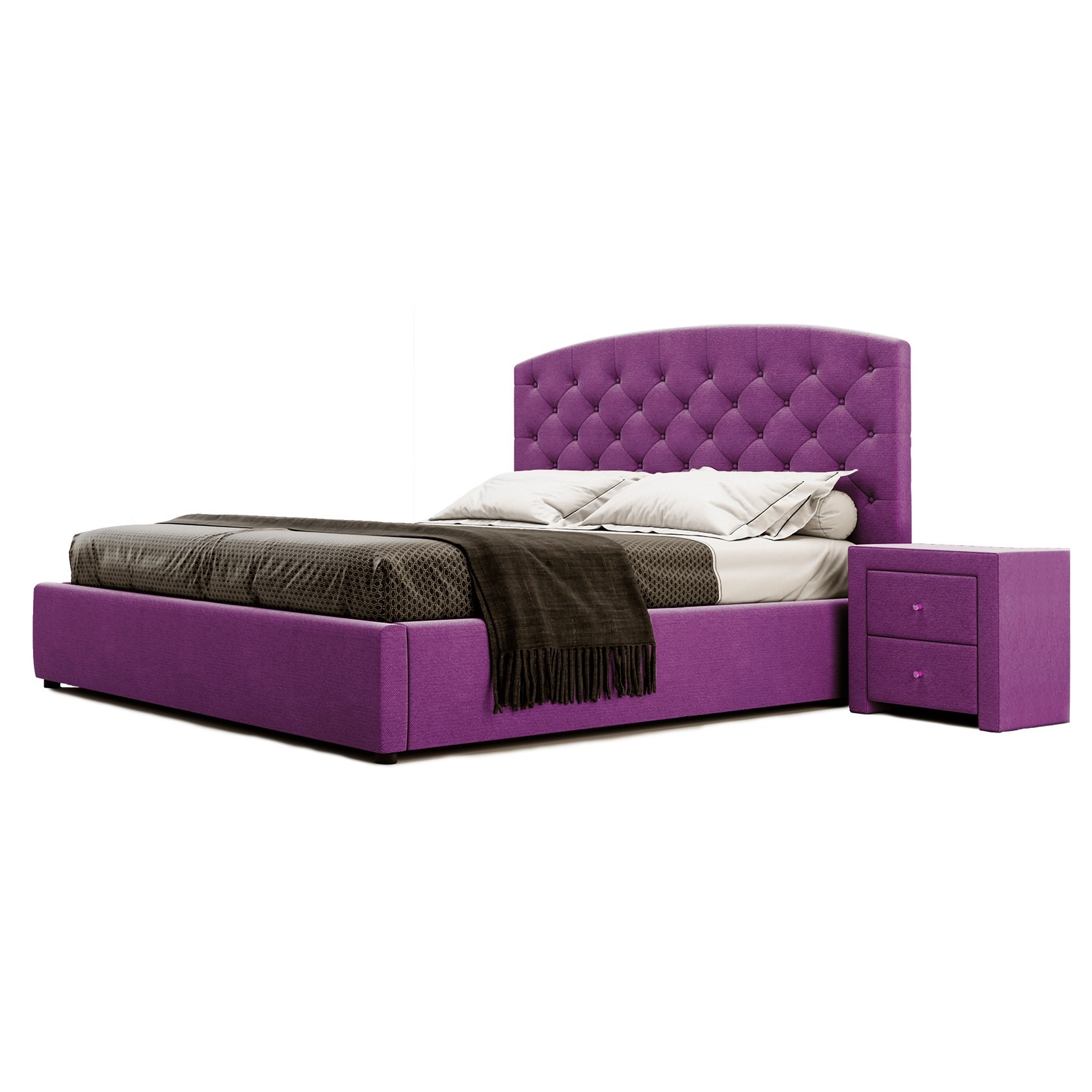 

Кровать Манхэттен III (Green Sofa) Фиолетовая 120х200 см 381120_26