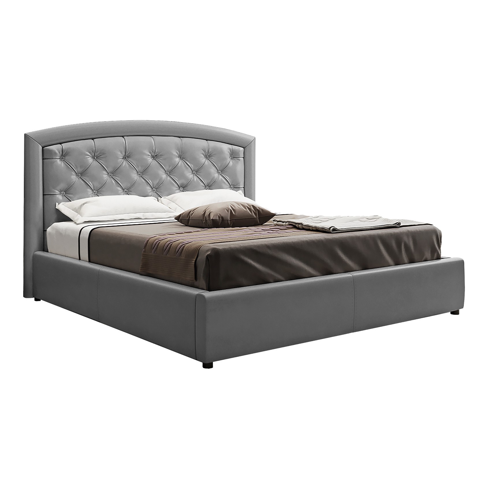 

Кровать Севилья (Green Sofa) Серая 200х200 см 381137_50
