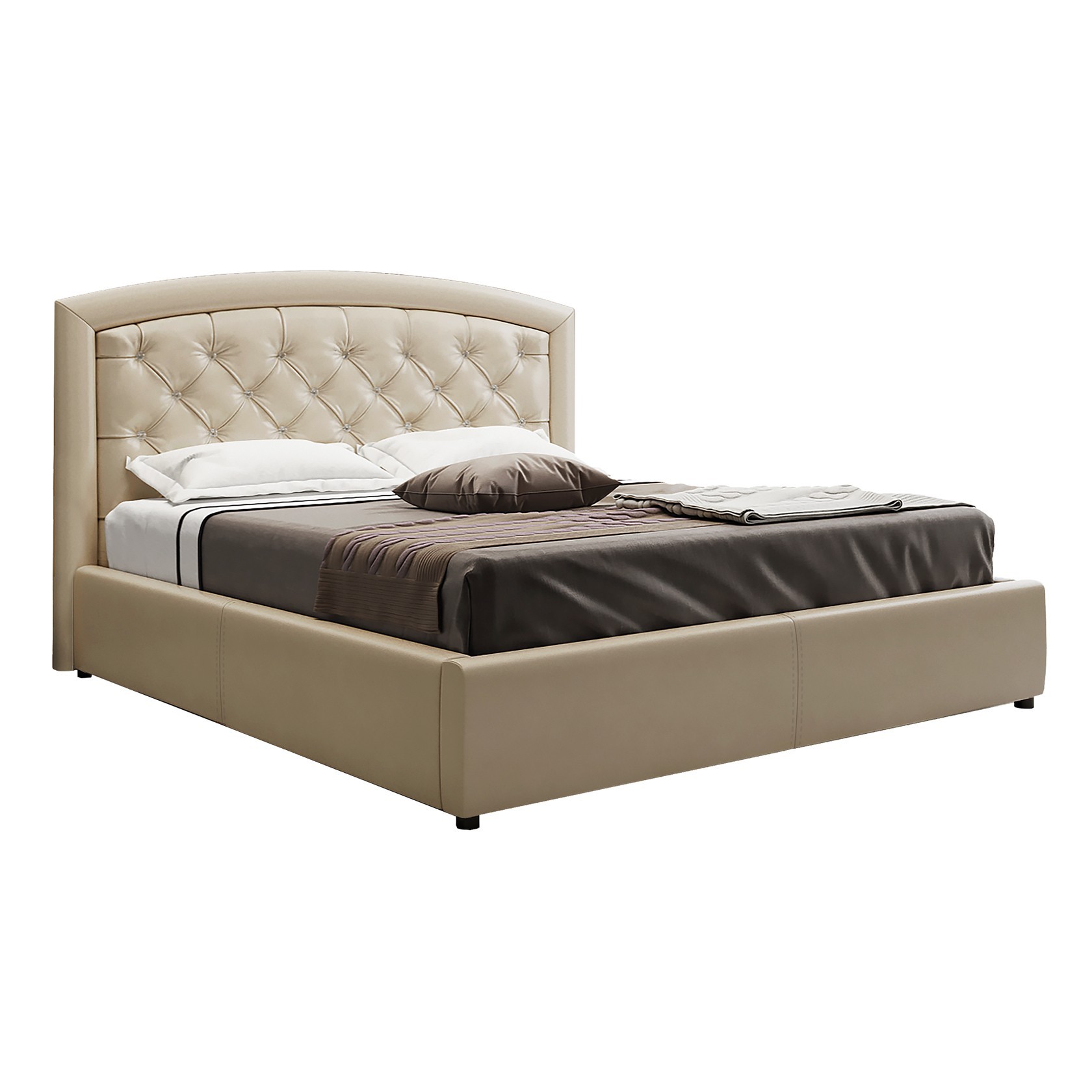 

Кровать Севилья (Green Sofa) Бежевая 180х200 см 381137_54