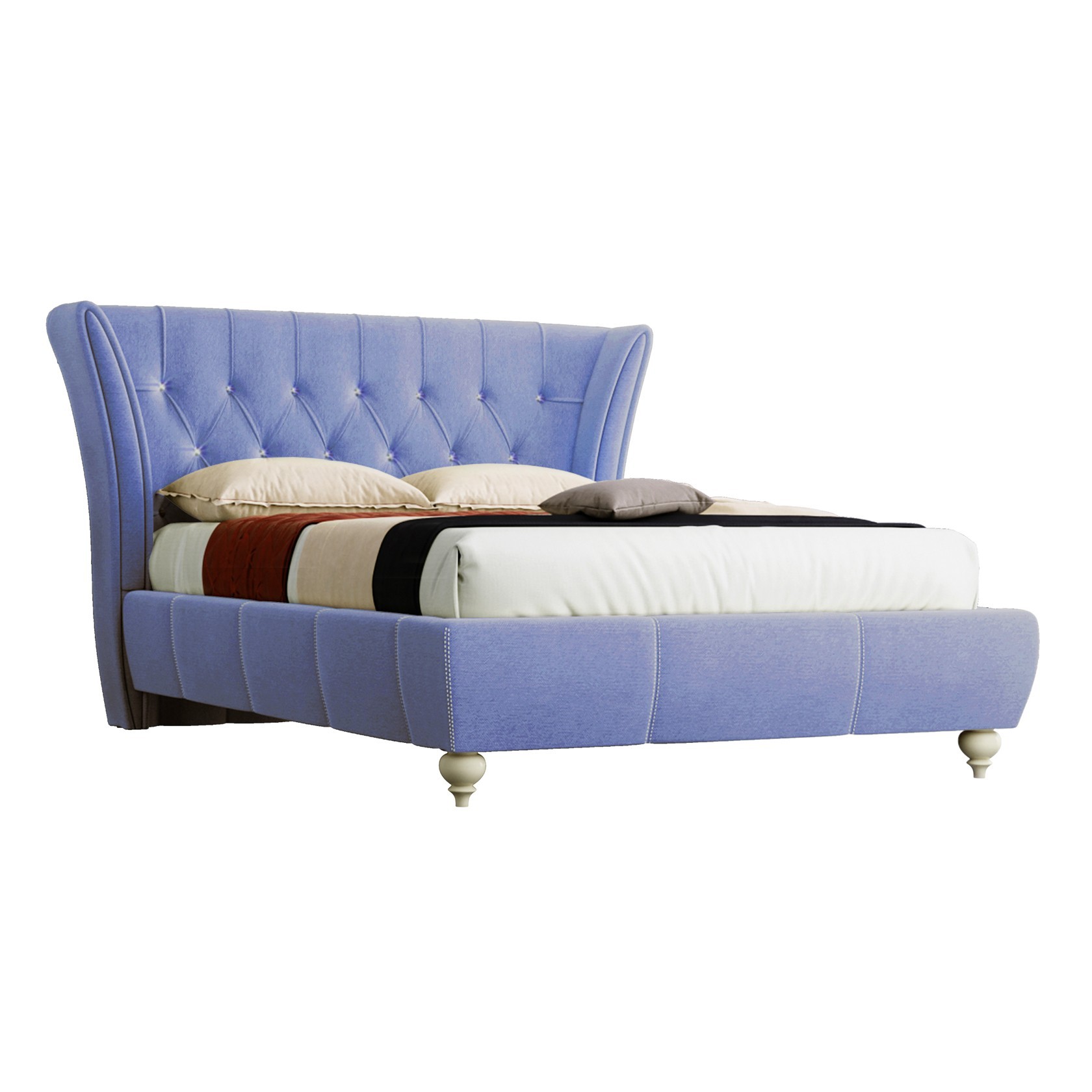 

Кровать Эмма (Green Sofa) Голубая 140х200 см 381150_07
