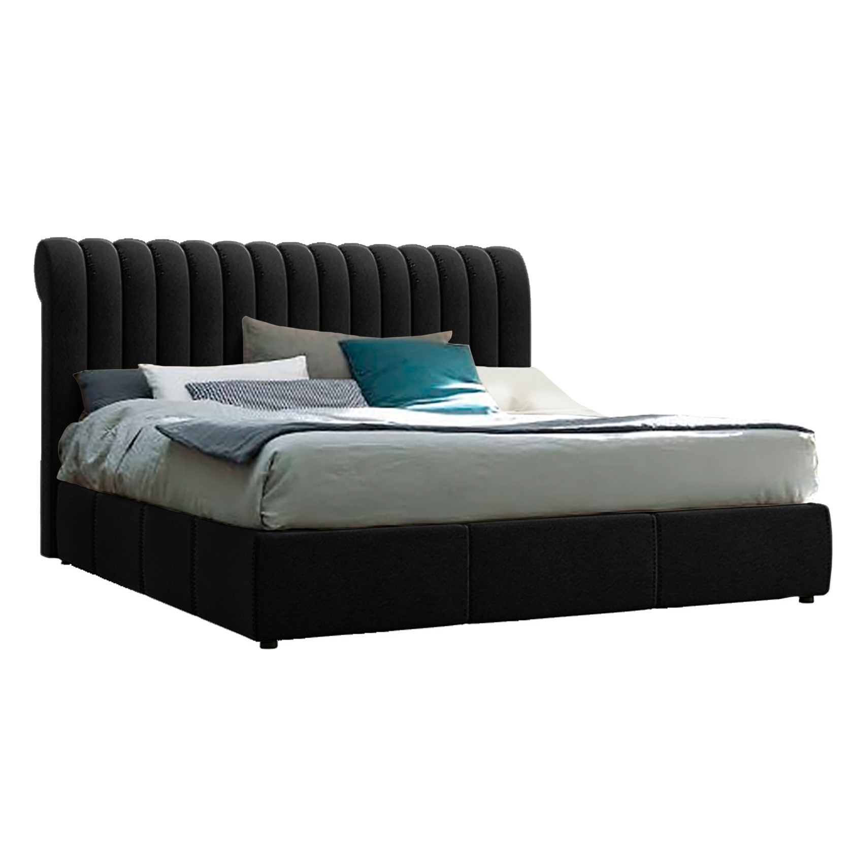 

Кровать Манчестер (Green Sofa) Черная 140х200 см 381121_37