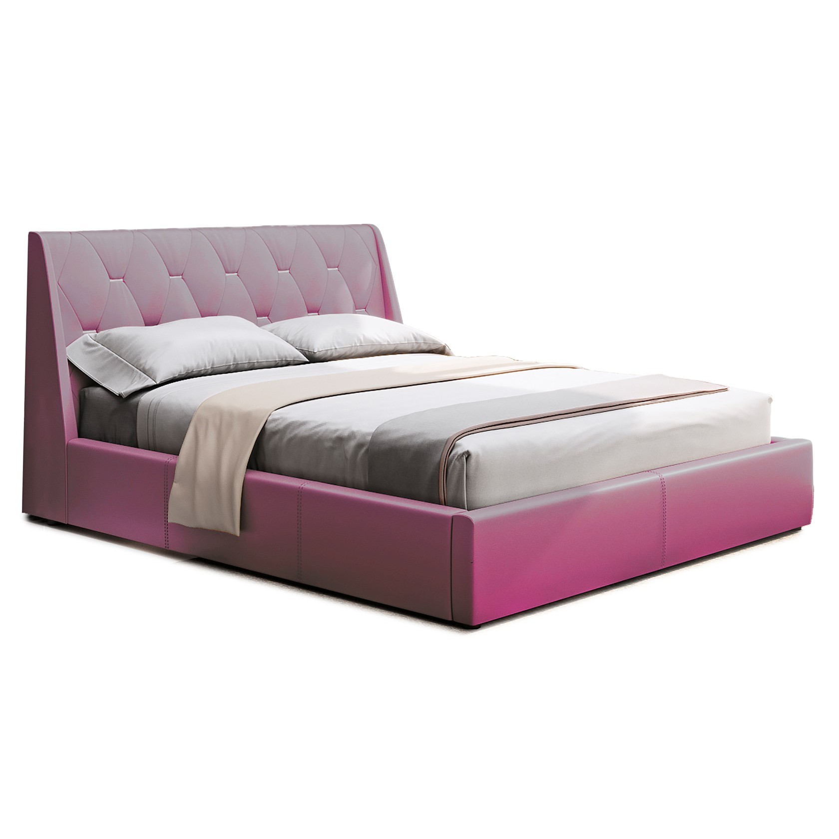 

Кровать Берлин IV (Green Sofa) Розовая 140х200 см 381105_32