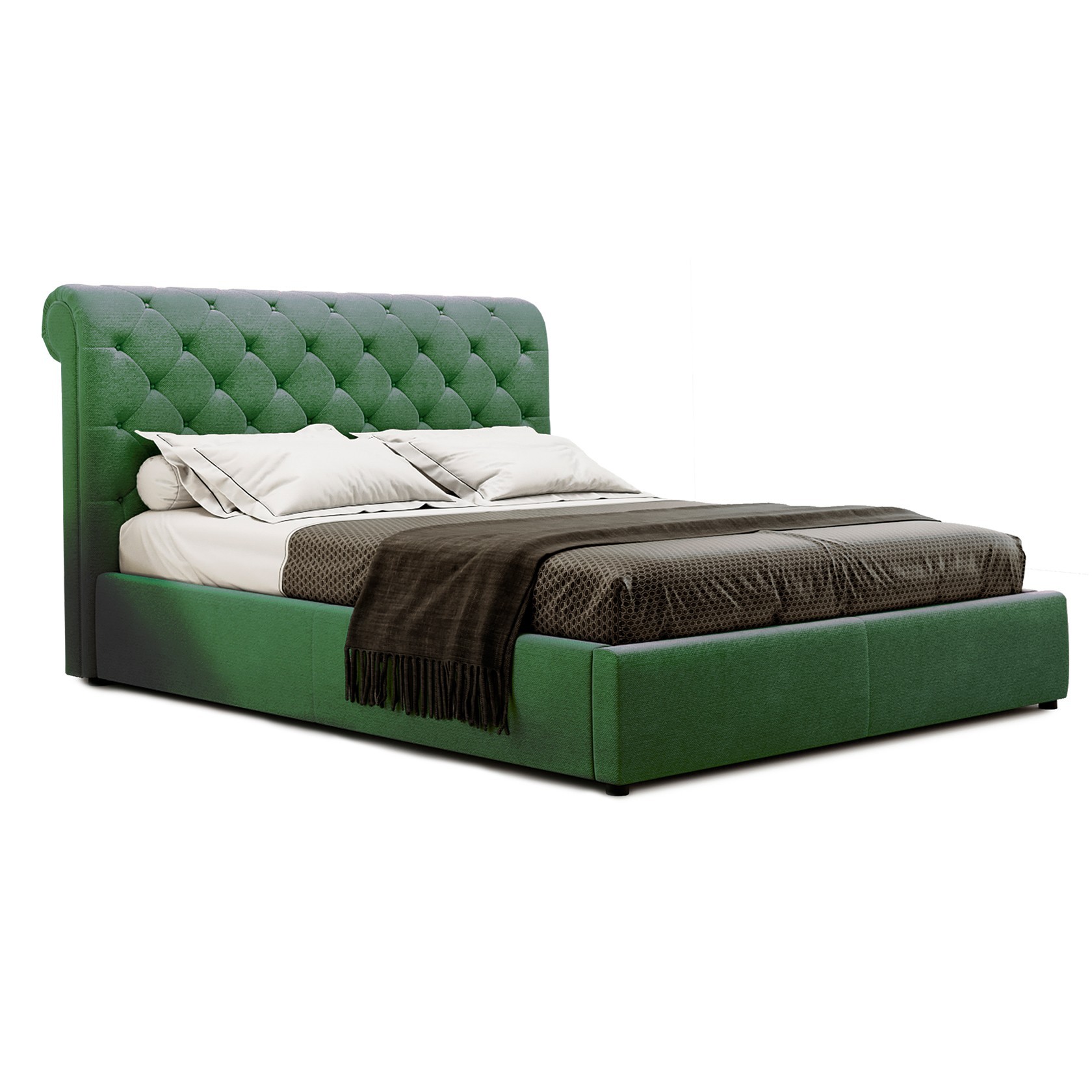 

Кровать Валенсия (Green Sofa) Зеленая 180х200 см 381106_19