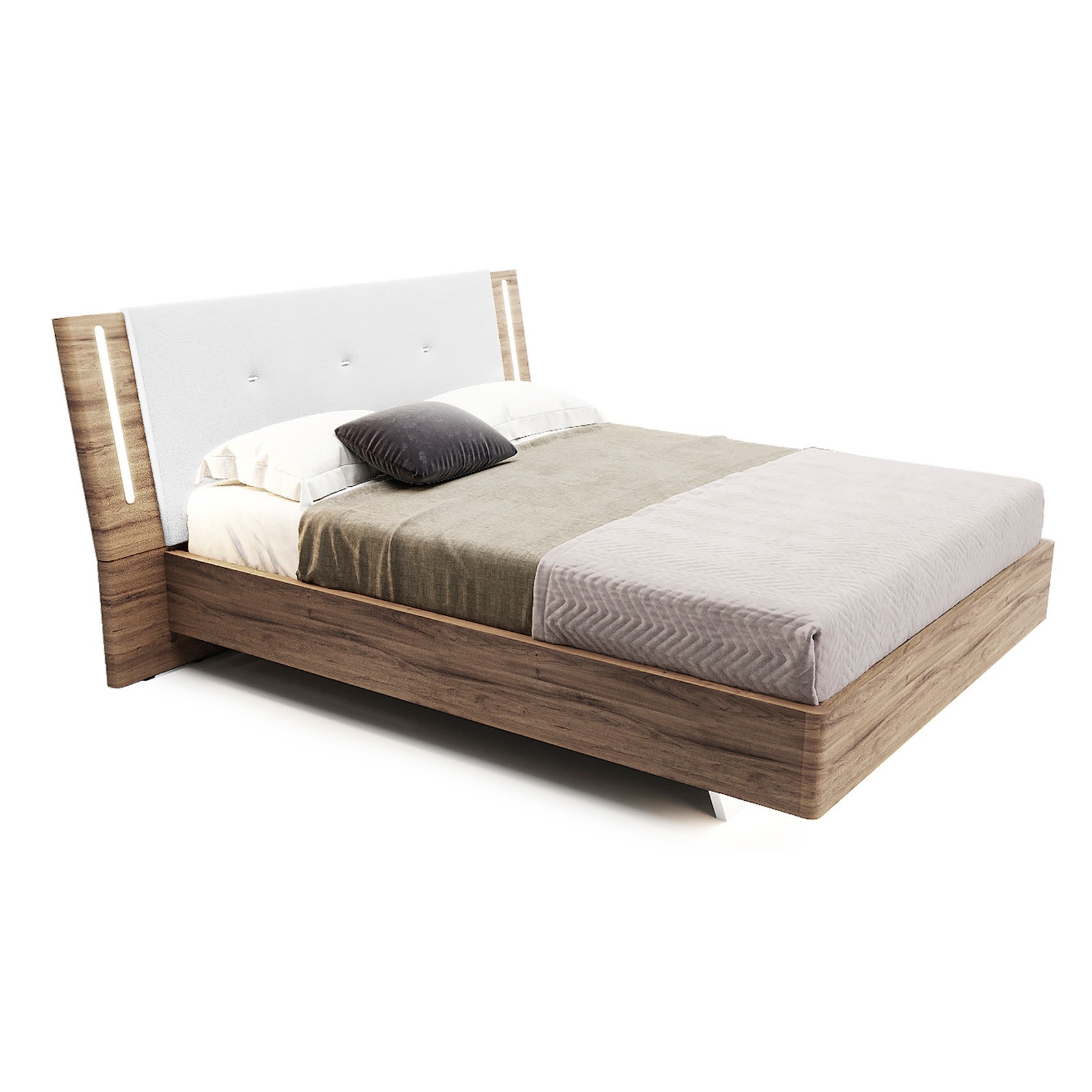

Кровать Даллас модерн (Green Sofa) Коричневая + Белая 140х200 см 381112_12