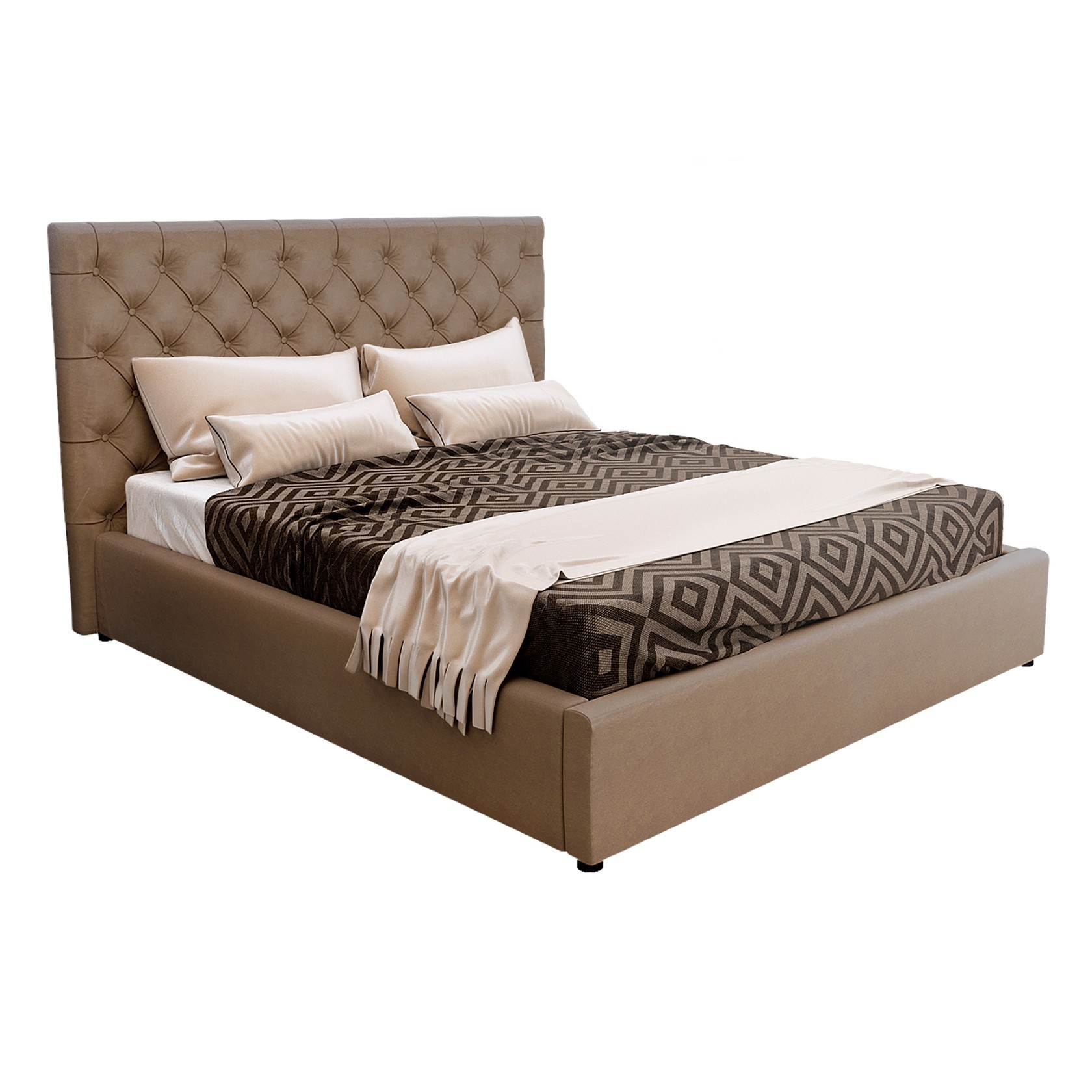

Кровать Манхэттен (Green Sofa) Коричневая 200х200 см 381118_20