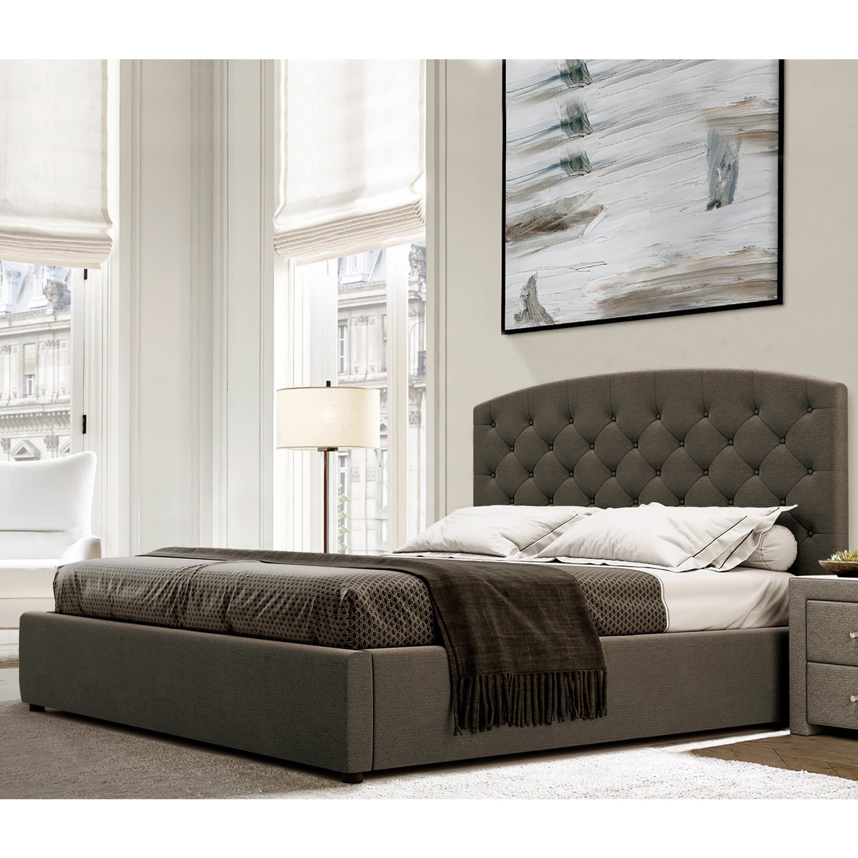 

Кровать Манхэтен-2 (Green Sofa) Коричневая 140х200 см 381153_17