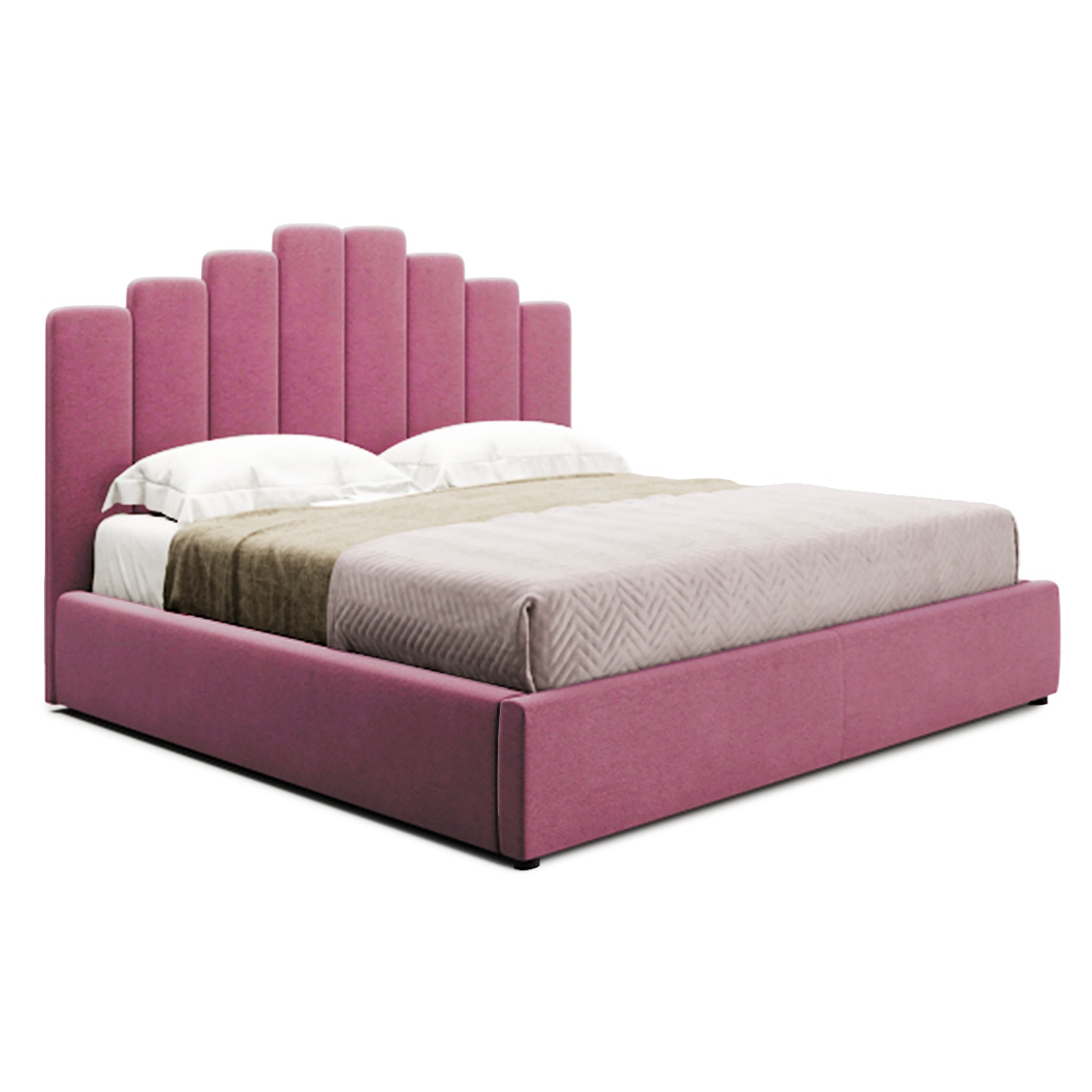 

Кровать Барселона (Green Sofa) Розовая 180х200 см 381102_39