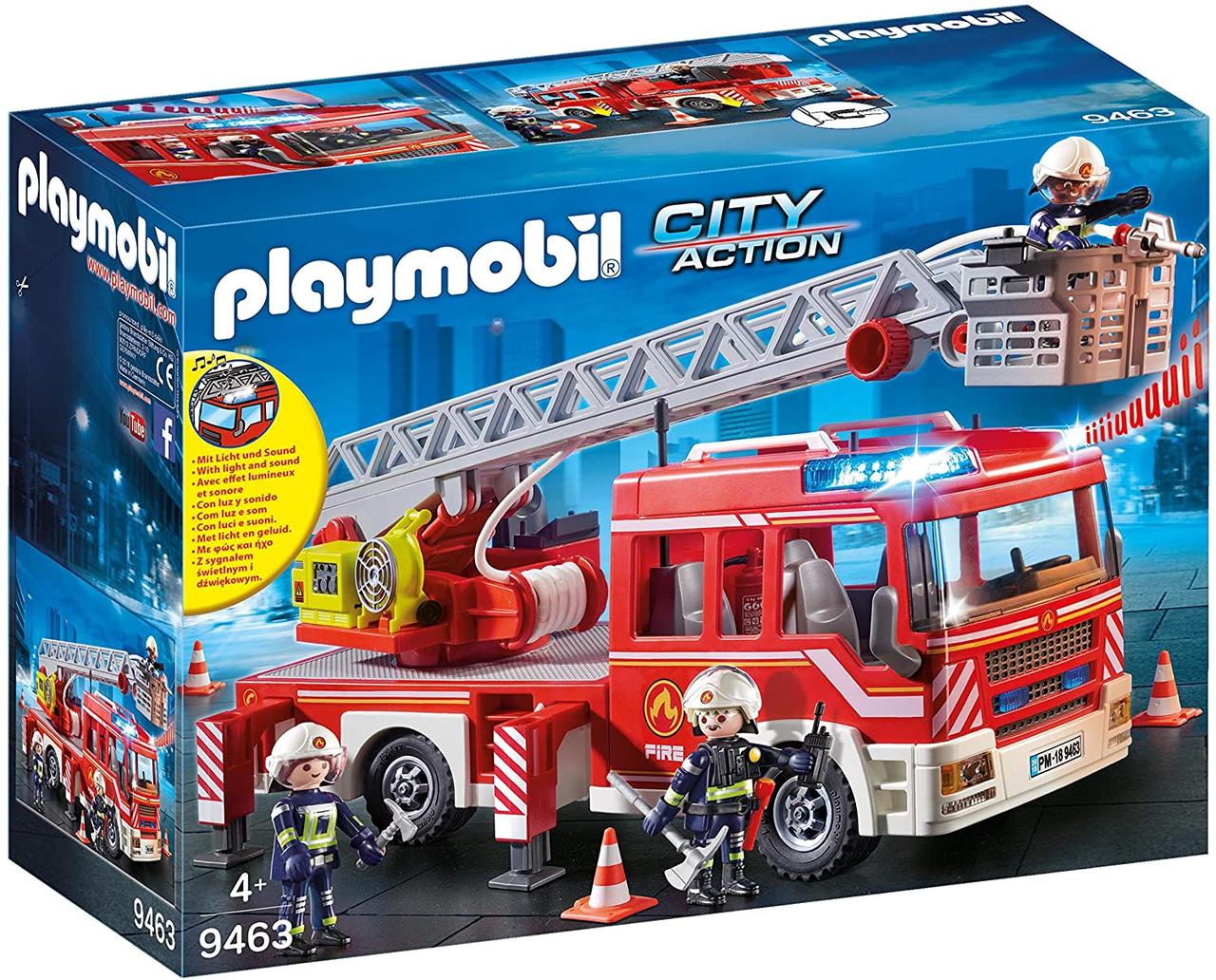 

Конструктор Playmobil city action Большая пожарная машина со светом и звуком (9463)