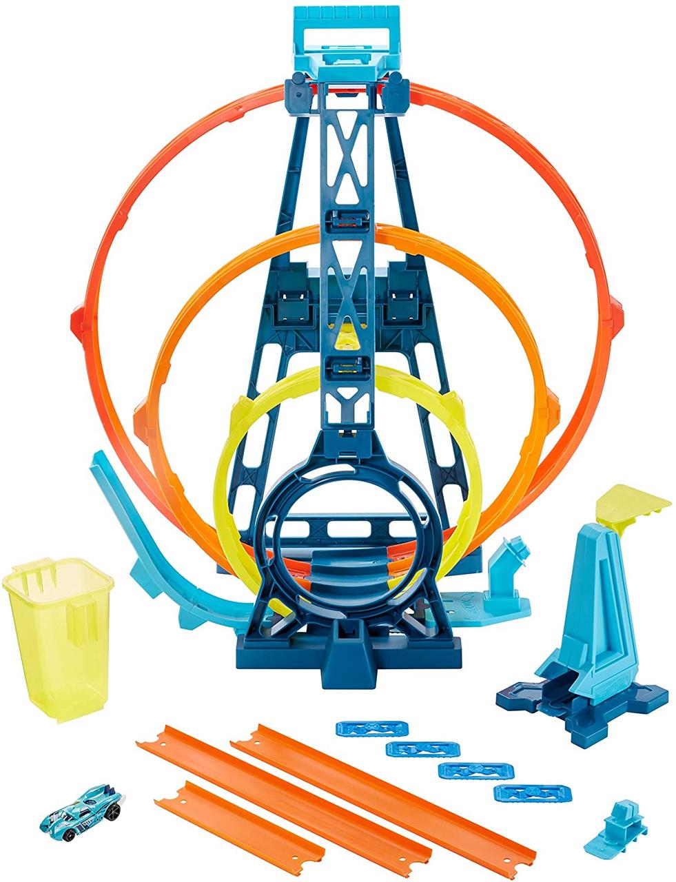 

Хот Вилс Конструктор трасс Тройная петля Hot Wheels Triple Loop (GLC96)
