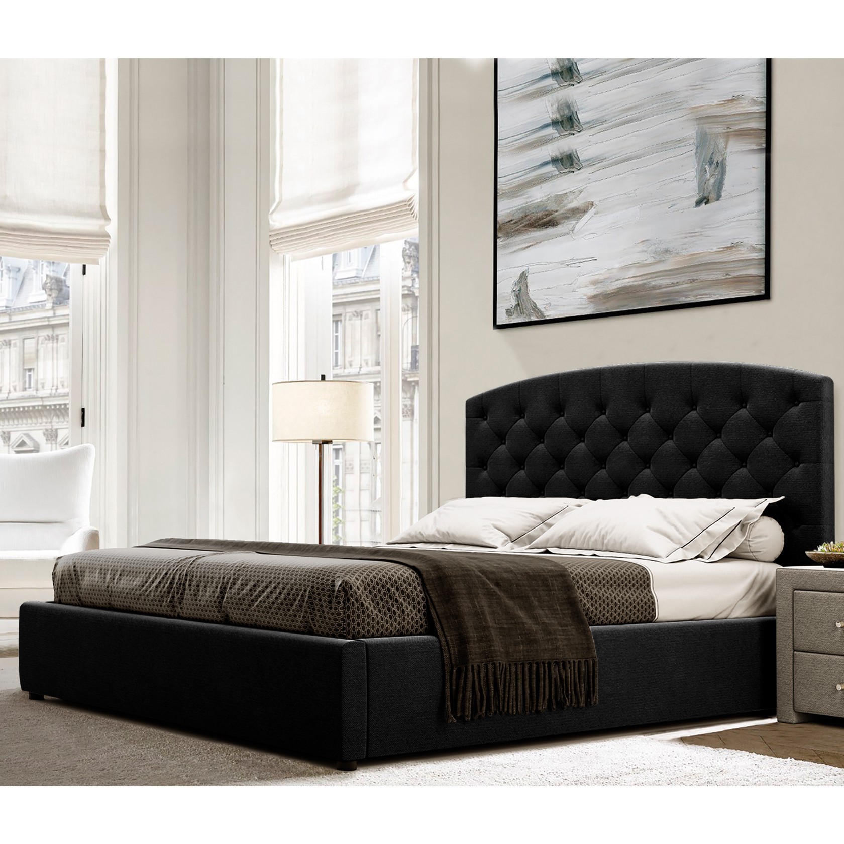 

Кровать Манхэтен-2 (Green Sofa) Черная 160х200 см 381153_33