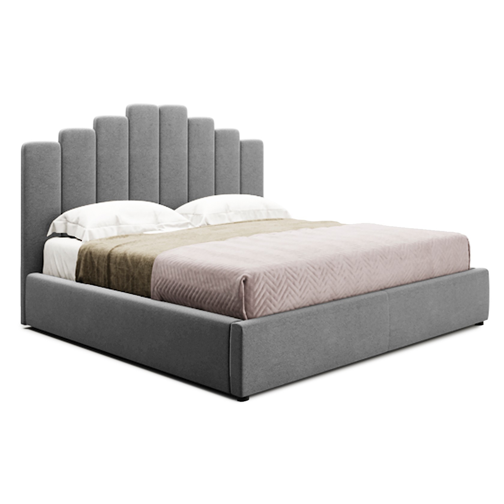 

Кровать Барселона (Green Sofa) Темно-серая 180х200 см 381102_44