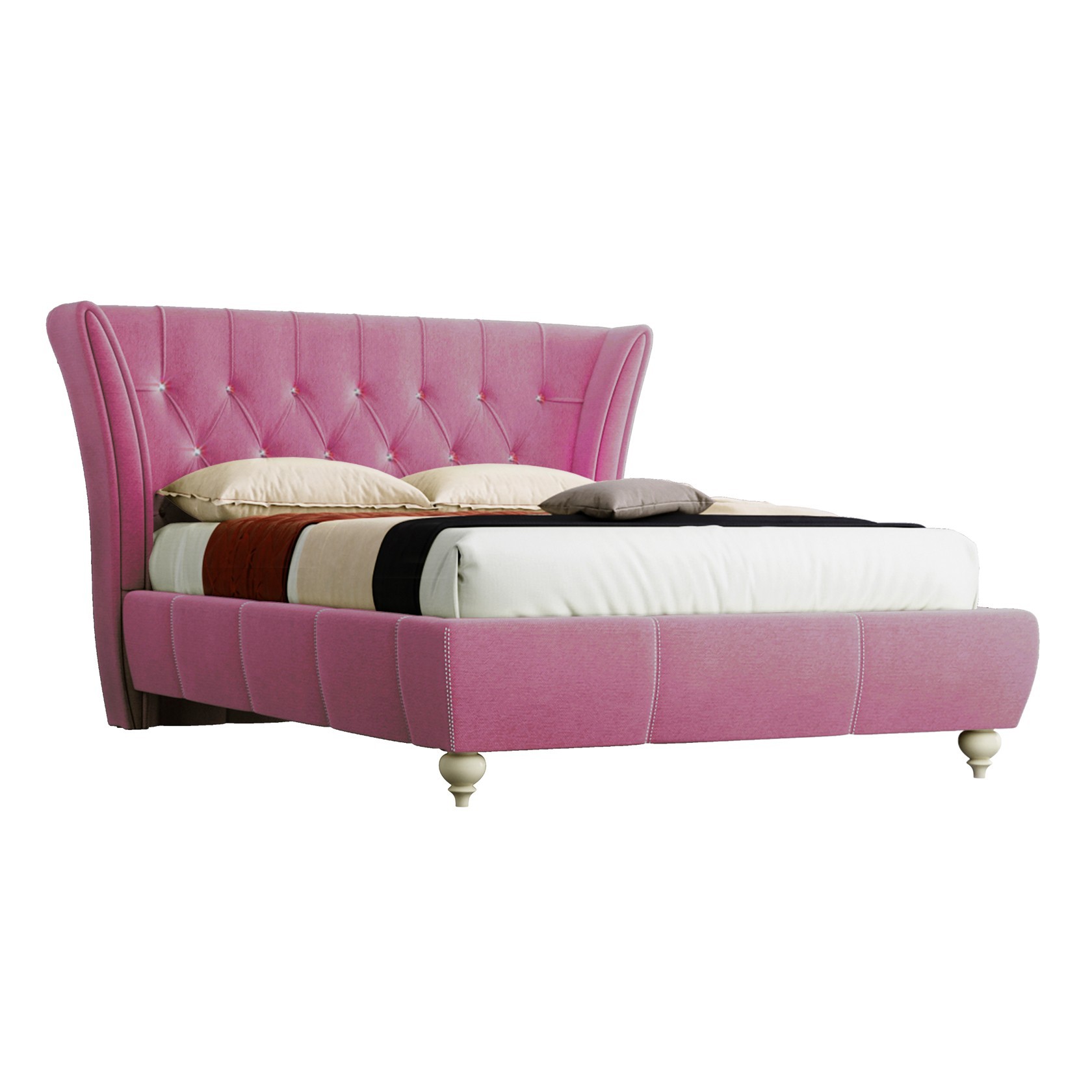 

Кровать Эмма (Green Sofa) Розовая 120х200 см 381150_31