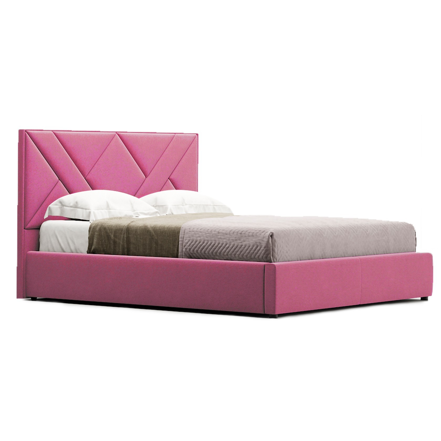 

Кровать Париж (Green Sofa) Розовая 180х200 см 381132_54