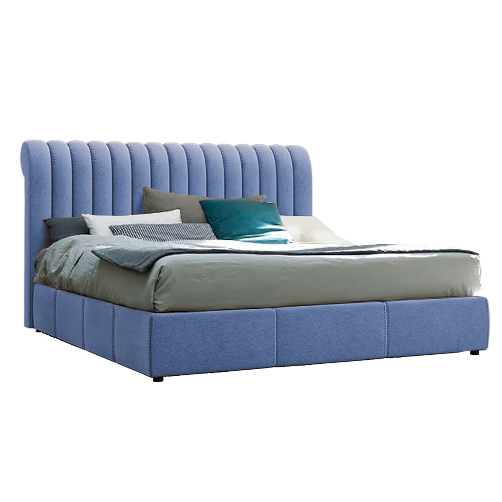 

Кровать Манчестер (Green Sofa) Голубая 140х200 см 381121_12