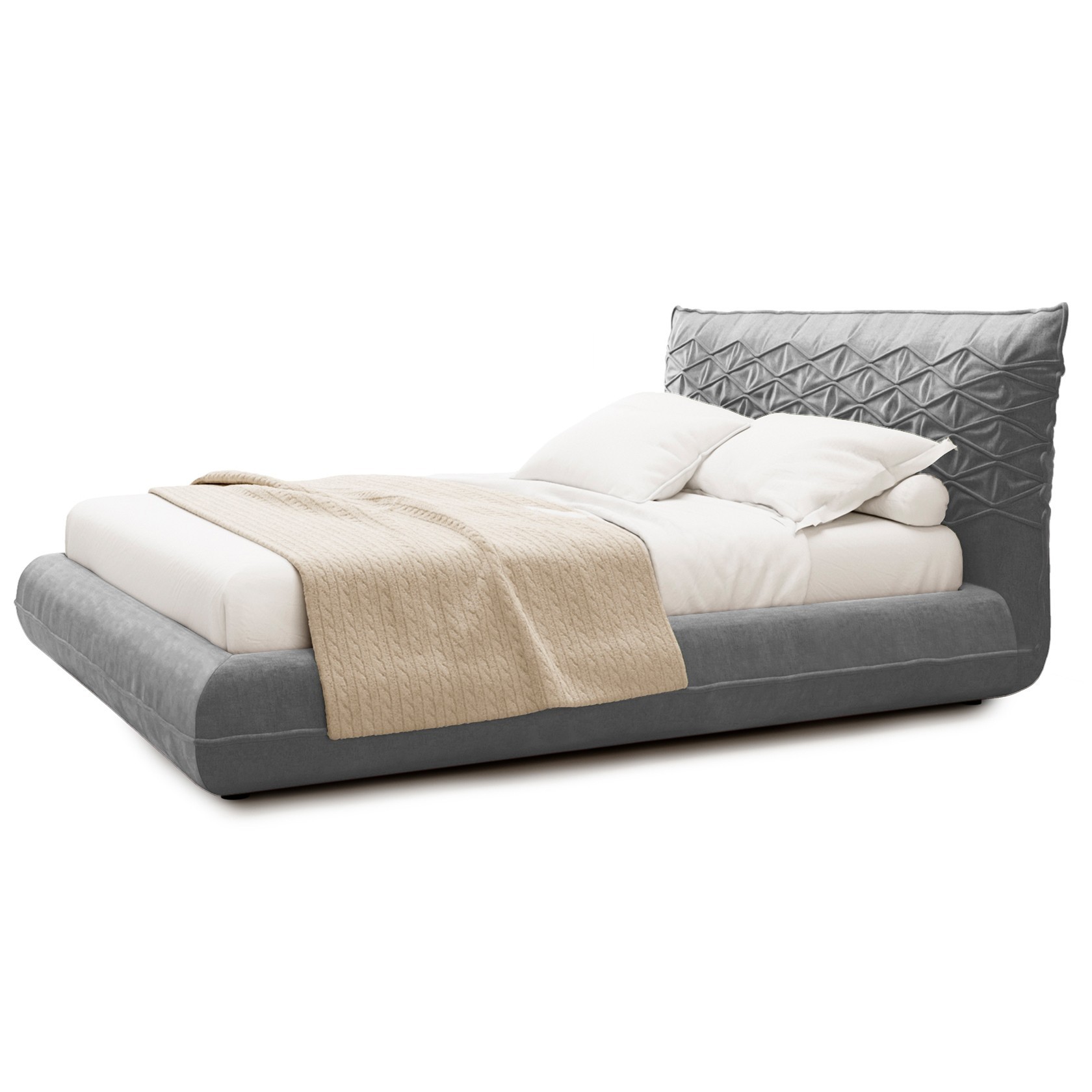 

Кровать Шанхай (Green Sofa) Серая 140х200 см 381149_37
