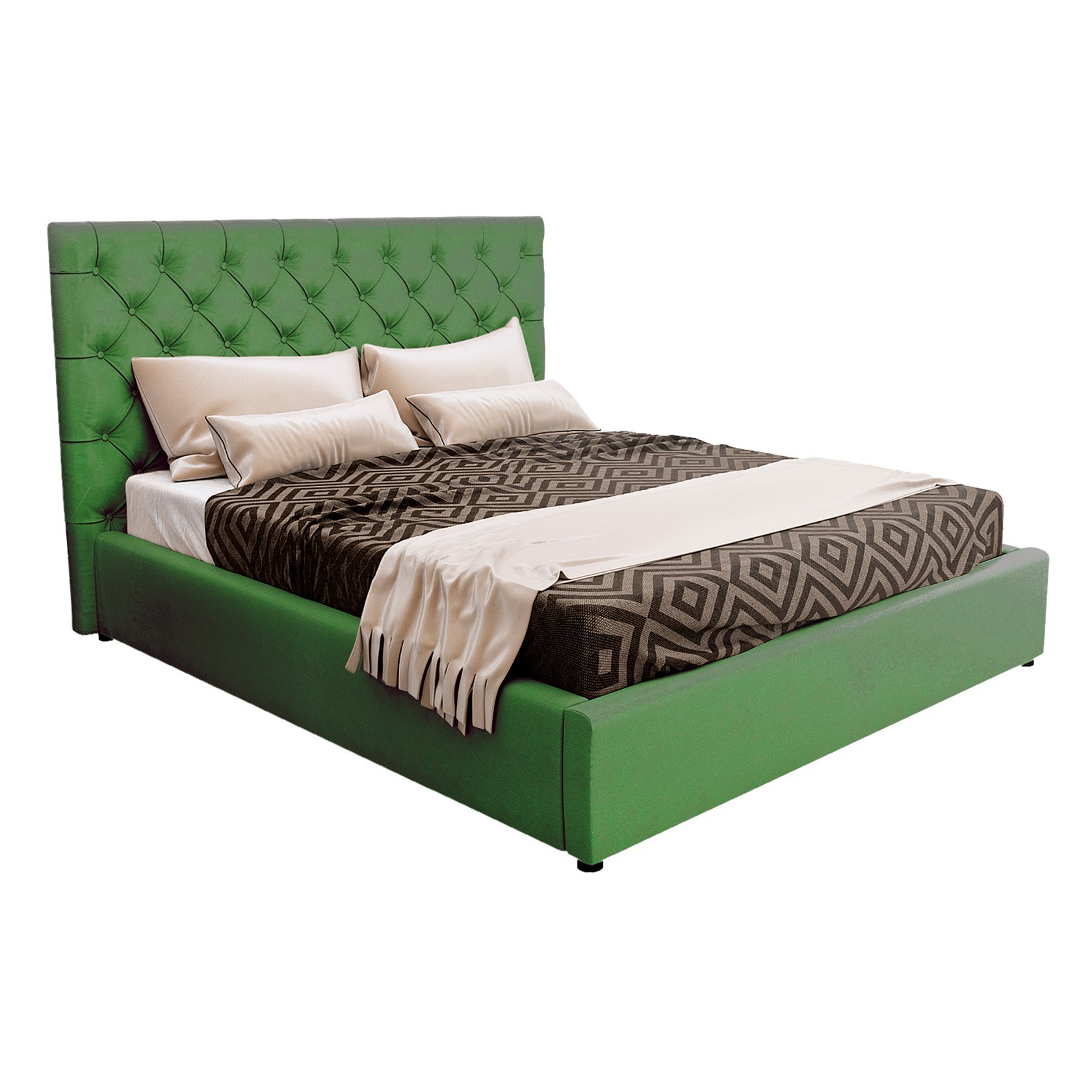 

Кровать Манхэттен (Green Sofa) Зеленая 140х200 см 381118_12