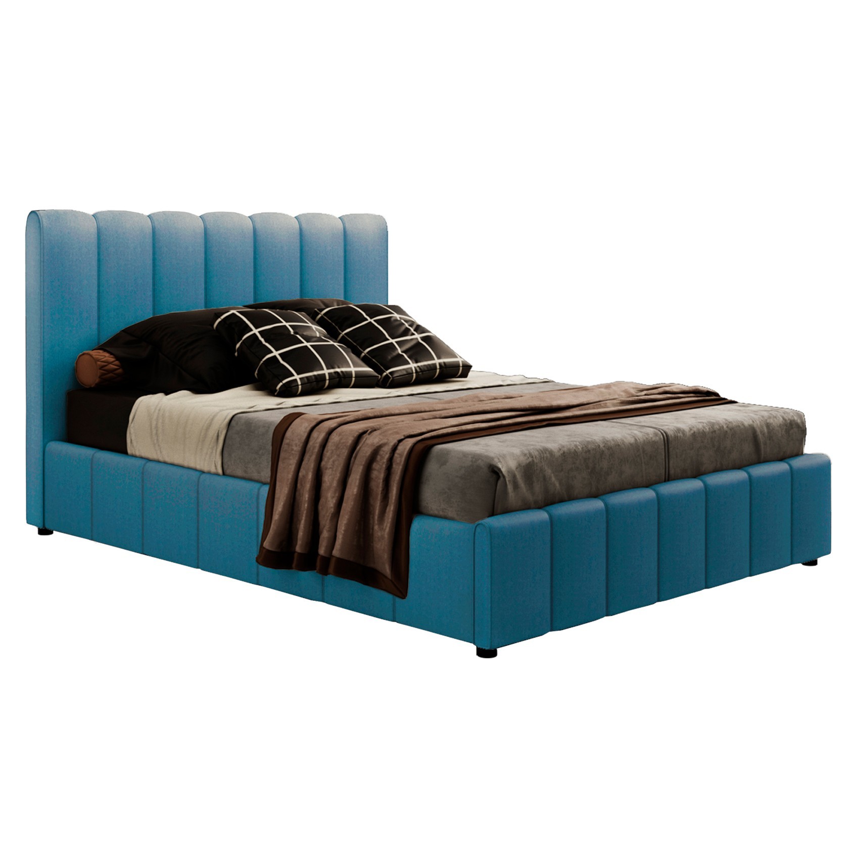 

Кровать Лондон (Green Sofa) Голубая 140х200 см 381117_07