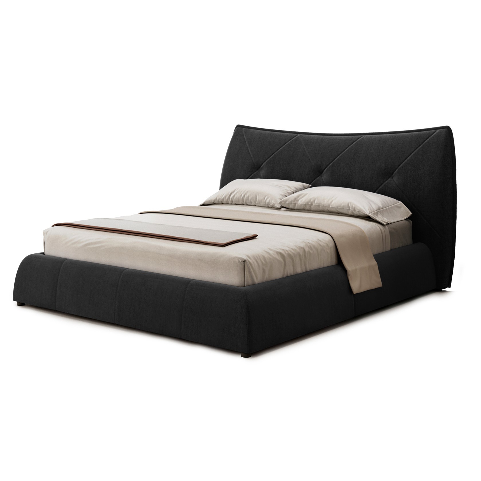 

Кровать Сидней (Green Sofa) Черная 200х200 см 381139_25
