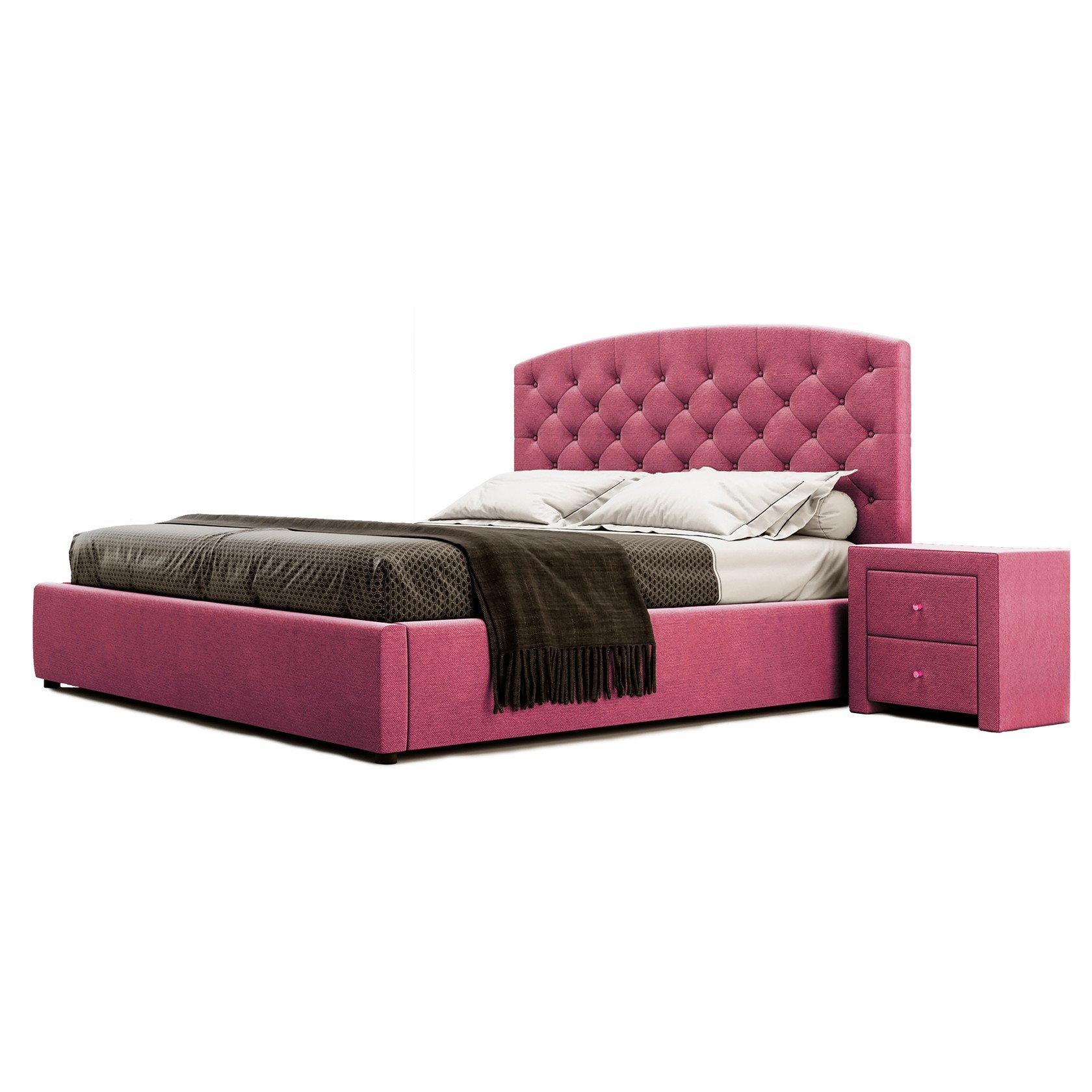 

Кровать Манхэттен III (Green Sofa) Розовая 160х200 см 381120_23