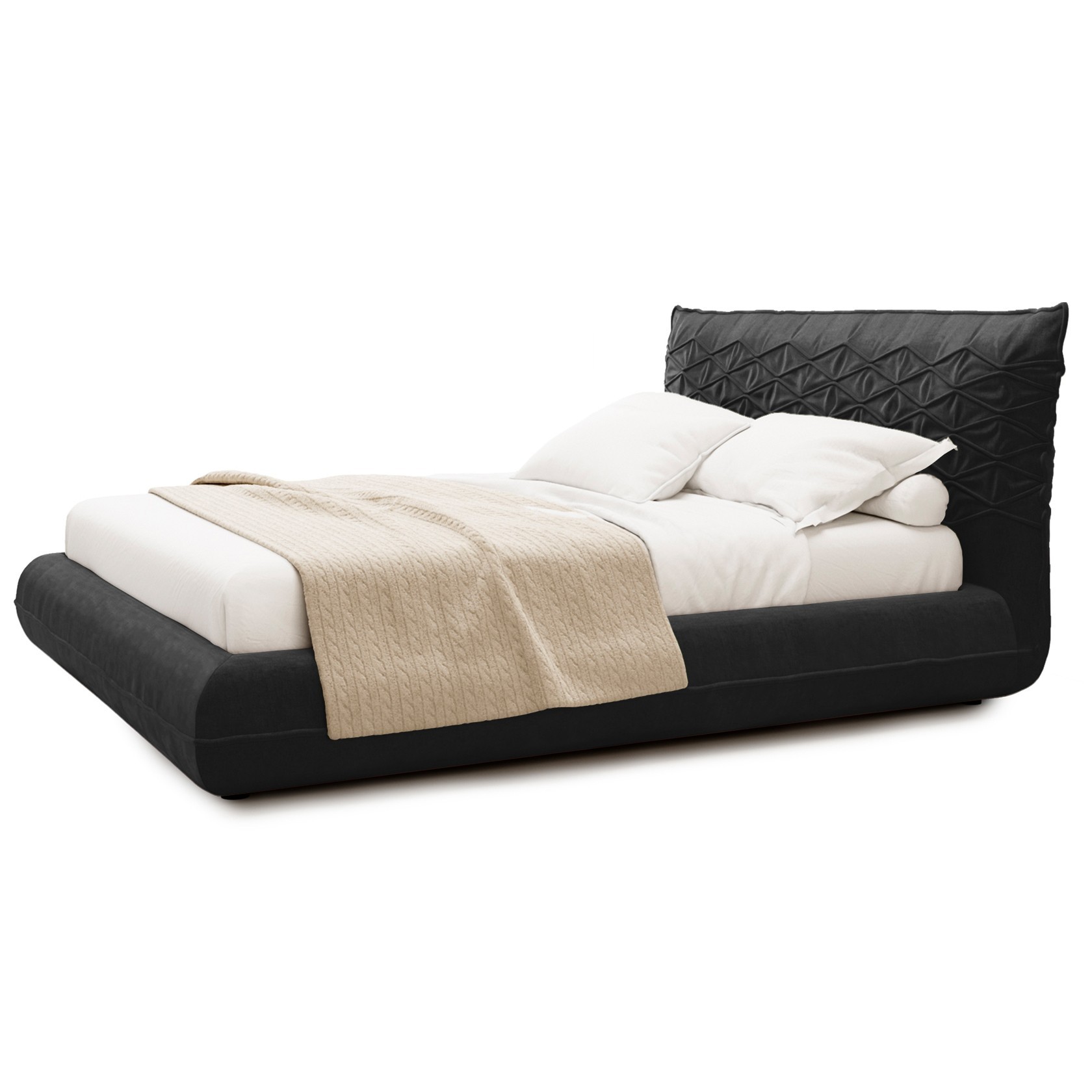 

Кровать Шанхай (Green Sofa) Черная 140х200 см 381149_22