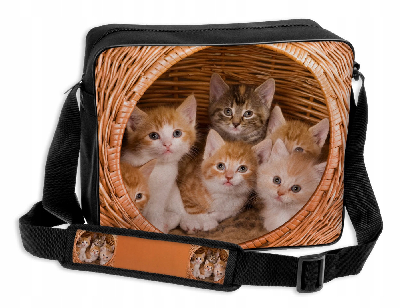 

Молодёжная сумка через плечо A4 Wenecja Котята 30 x 35 x 12 см (KOT 1)