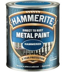 

Молотковая антикоррозионная эмаль по металлу 3 в 1 Hammerite красная 0,75л