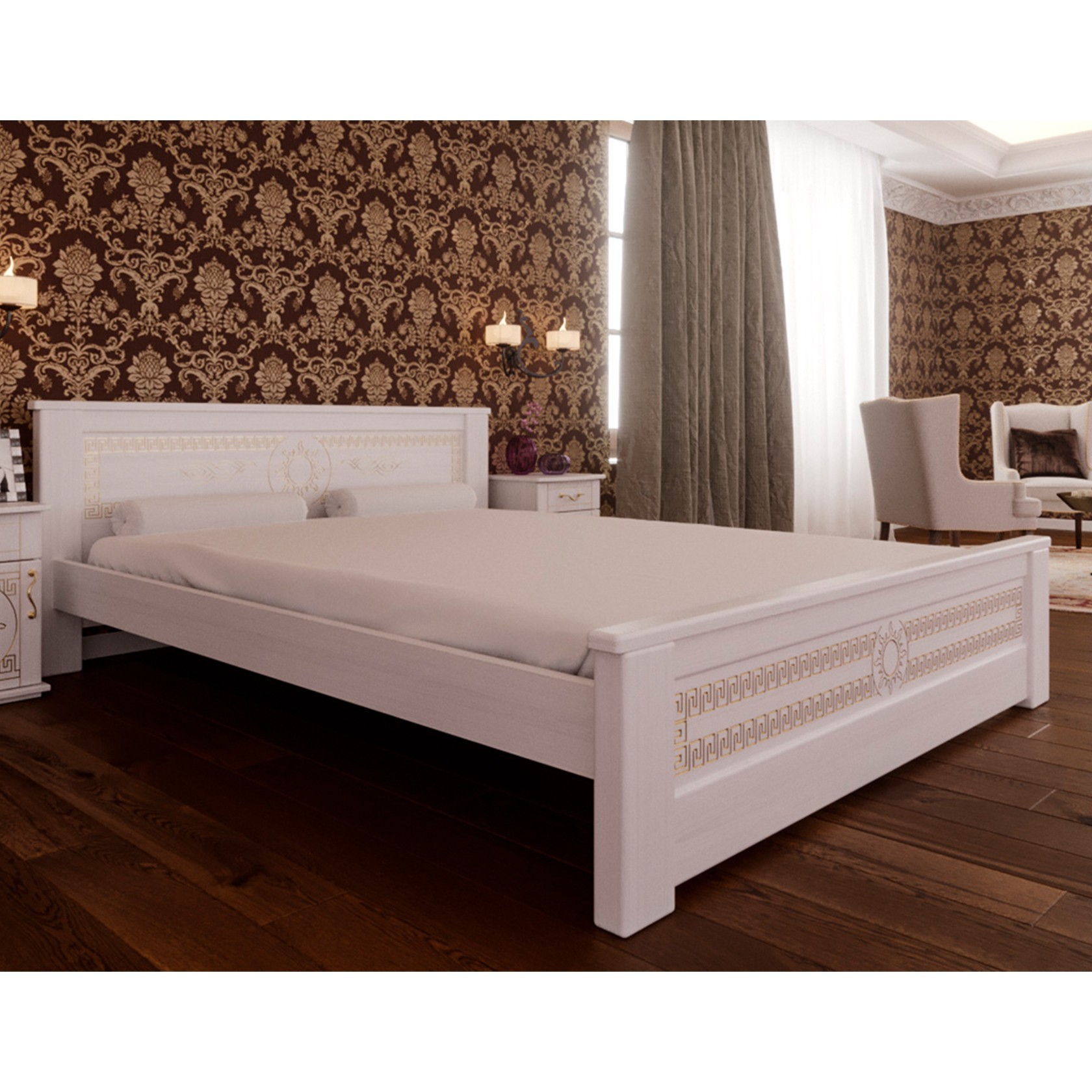 

Кровать Элит (Червоноградский ДОК) Белая 160х200 см 91107_22