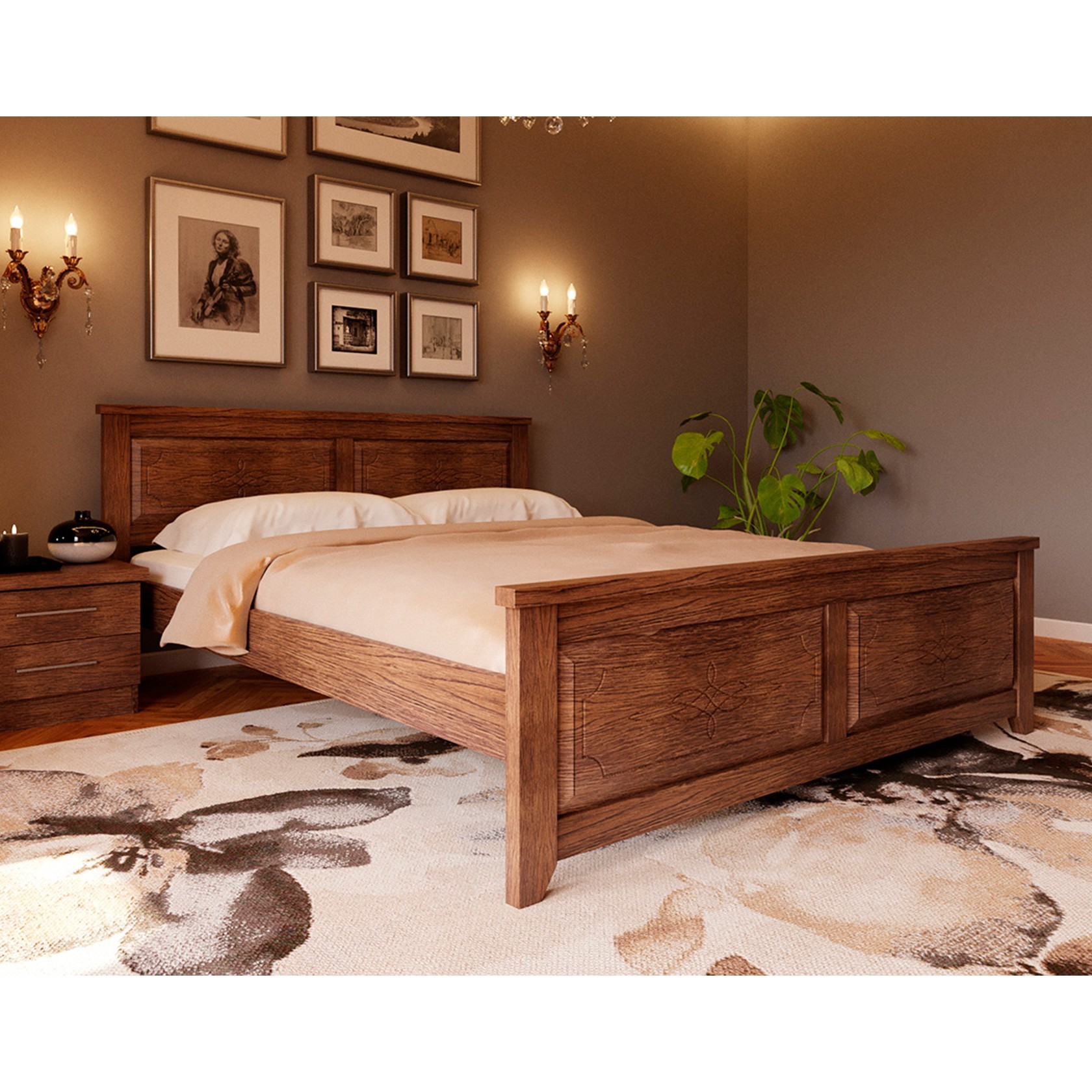 

Кровать Майя-Нью (Червоноградский ДОК) Орех лесной 120х200 см 91102_06