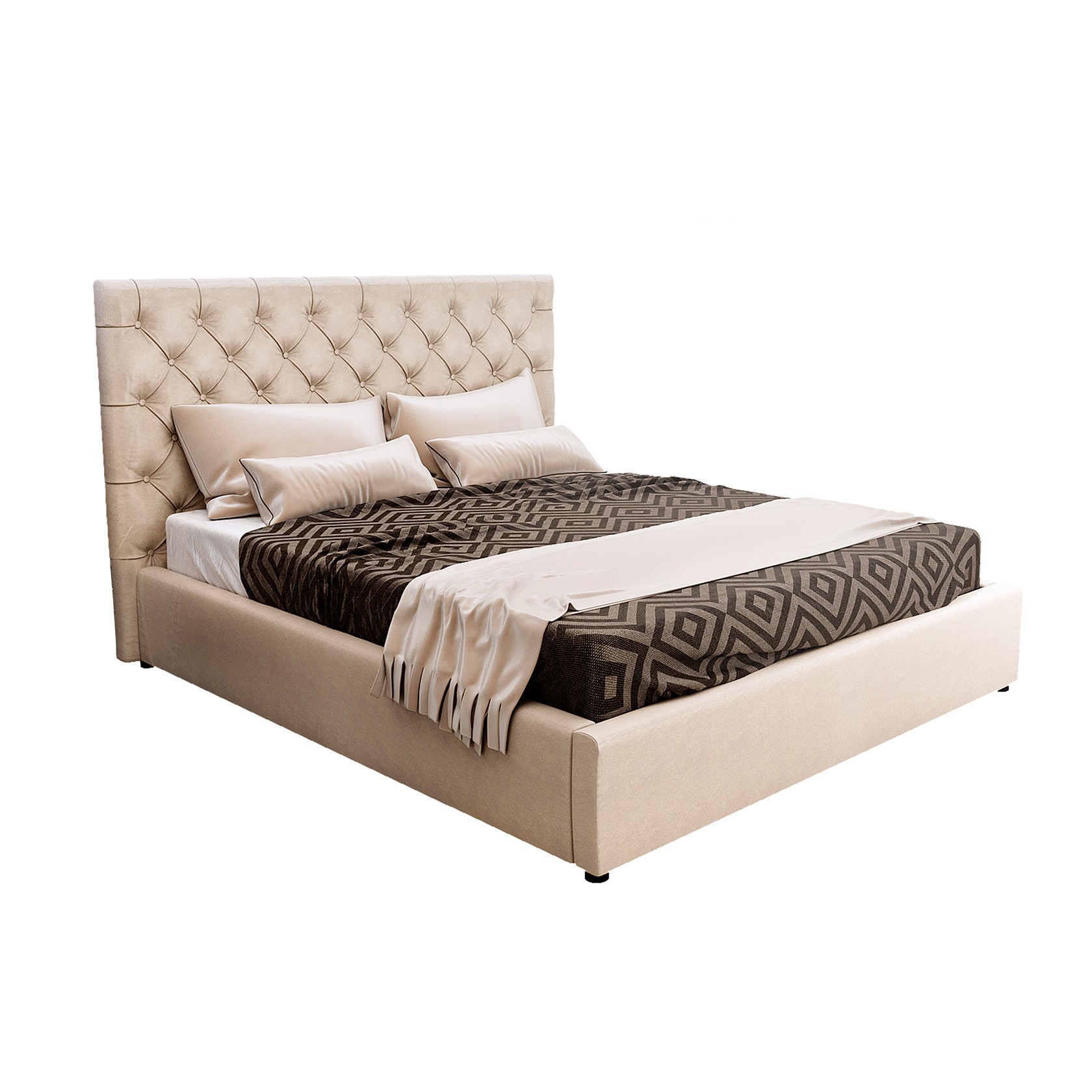 

Кровать Манхэттен (Green Sofa) Бежевая 120х200 см 381118_01