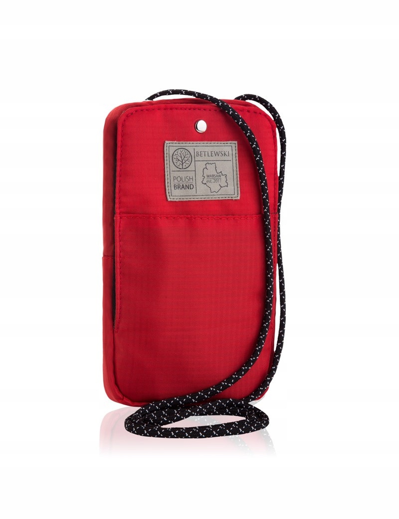

Мужская сумочка для телефона и документов Betlewski 20 х 12,5 х 2,5 см (EPO-5157) Red