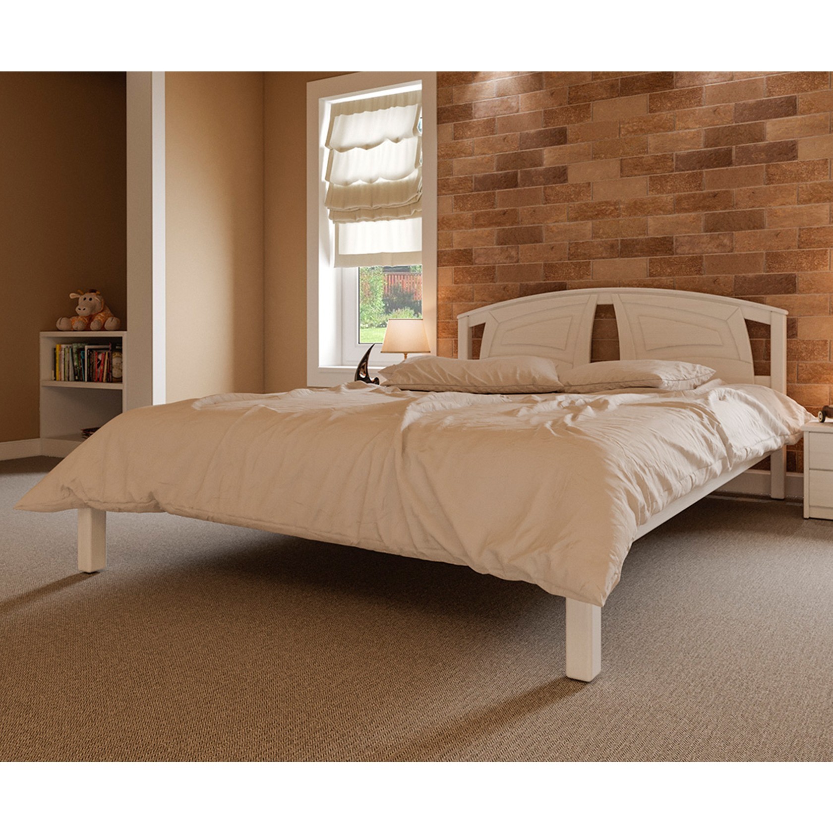 

Кровать Британия (Червоноградский ДОК) Белая 180х200 см 91108_15